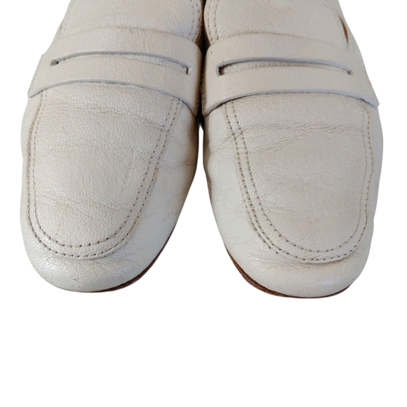 CLUB MONACO Kedda Women's Cream Loafer Flats Size 8 - Picture 2 of 10